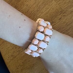 Pink Stone Stretch Bracelet - Women Jewelry